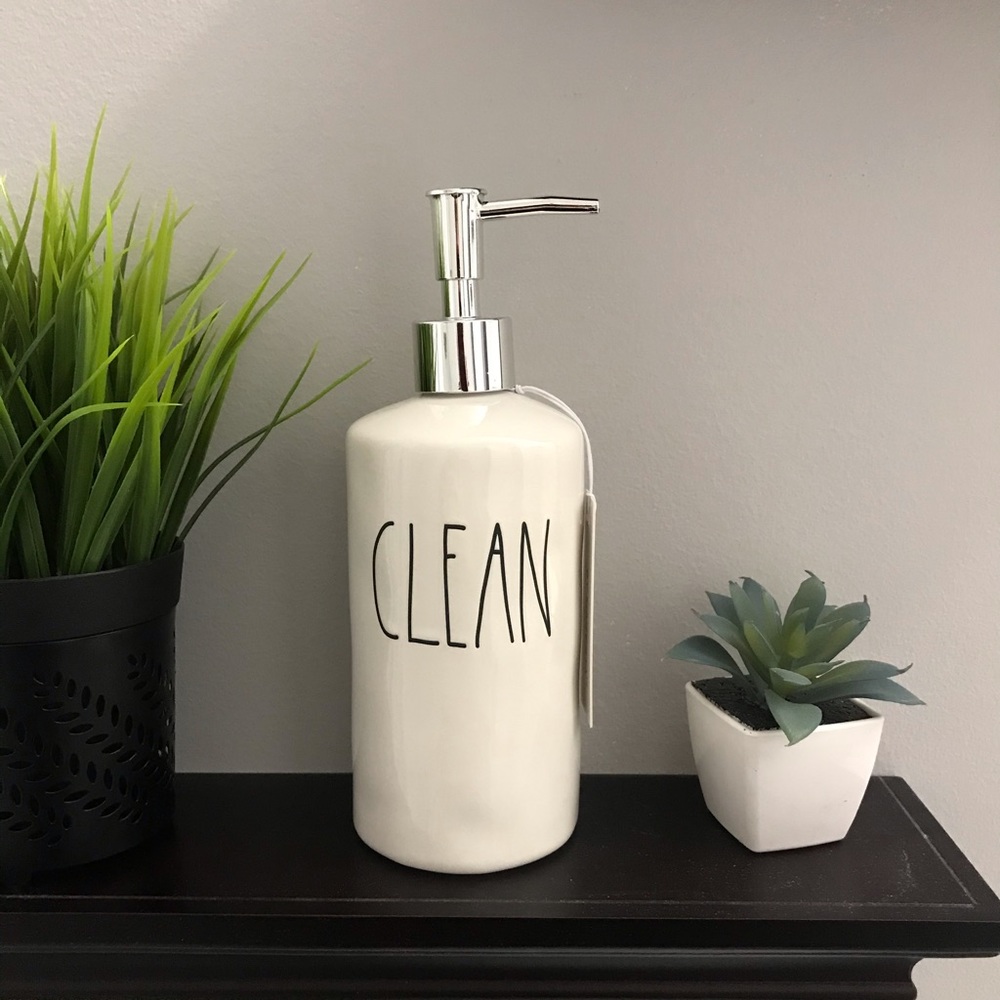 Rae Dunn Clean Soap Dispenser